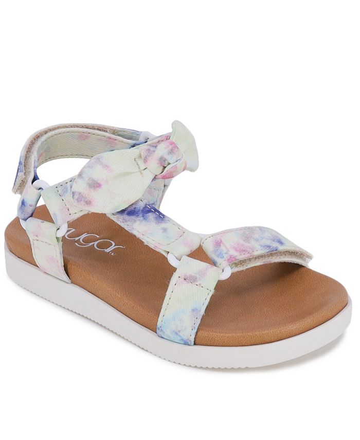 Girls tie store dye sandals