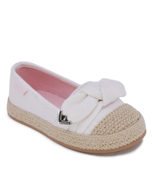 Nautica Toddler Girls Iridescent Twill Espadrille Flats