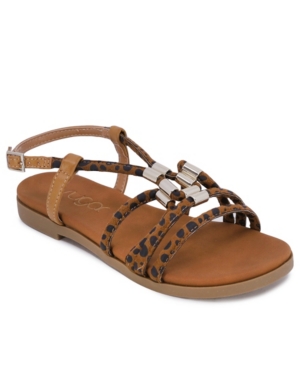 Sugar Little Girls Animal Print Sandals