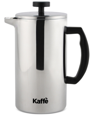 Kaffe French Press Double-walled Glass & Stainless Steel Coffee Maker