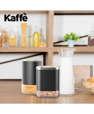 Airtight Square Coffee Storage Container, 8-Oz.