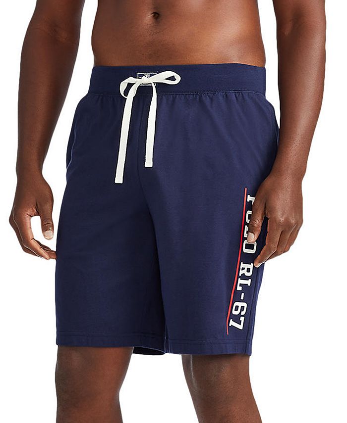 Polo Ralph Lauren Men's Knit Jersey Logo Sleep Shorts Macy's