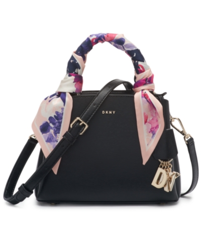 Dkny paige small leather satchel best sale