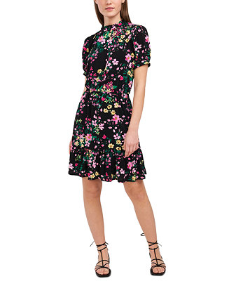 Riley & Rae Lena Floral-Print Dress, Created for Macy's & Reviews ...