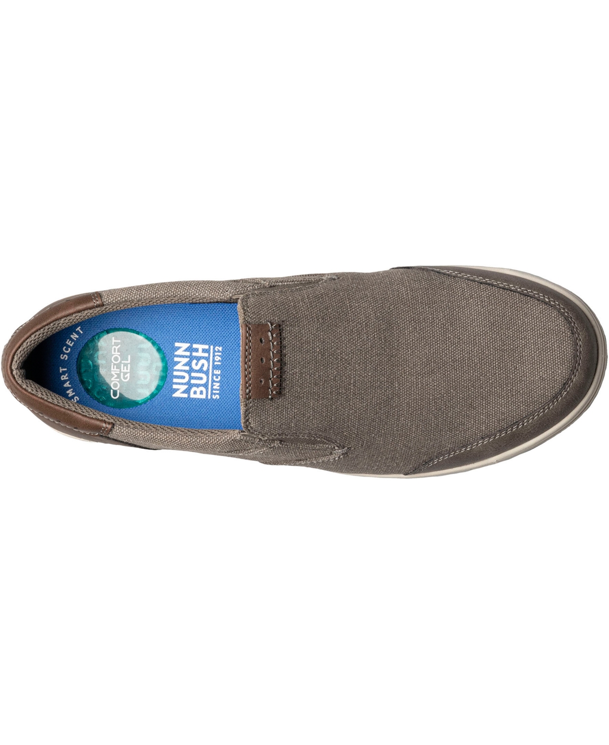 Nunn Bush Men's Kore City Walk Athletic Style Canvas Slip-On Loafer