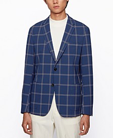 BOSS Men's Seersucker Slim-Fit Jacket
