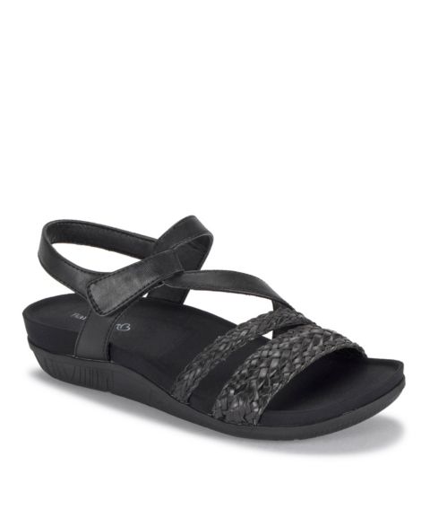 Женские сандалии Baretraps Jalen Asymmetrical Flat, цвет: Чёрный