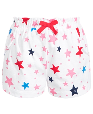 First Impressions Baby Girls Star-Print Cotton Shorts Created for Macy's