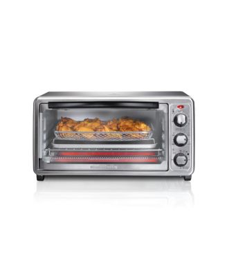 hamilton beach 6 slice toaster oven air fryer