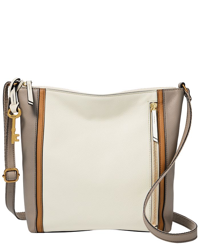 fossil women's tara leather shopper
