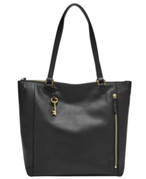 fossil women's tara leather shopper