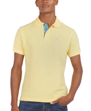 Barbour Men's Tartan Pique Polo
