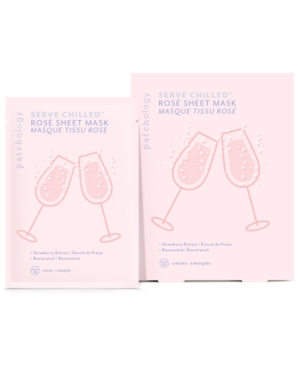 Patchology Serve Chilled Rose All Day Sheet Mask 4 Pack