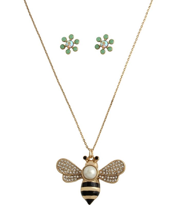 Betsey johnson bee top necklace