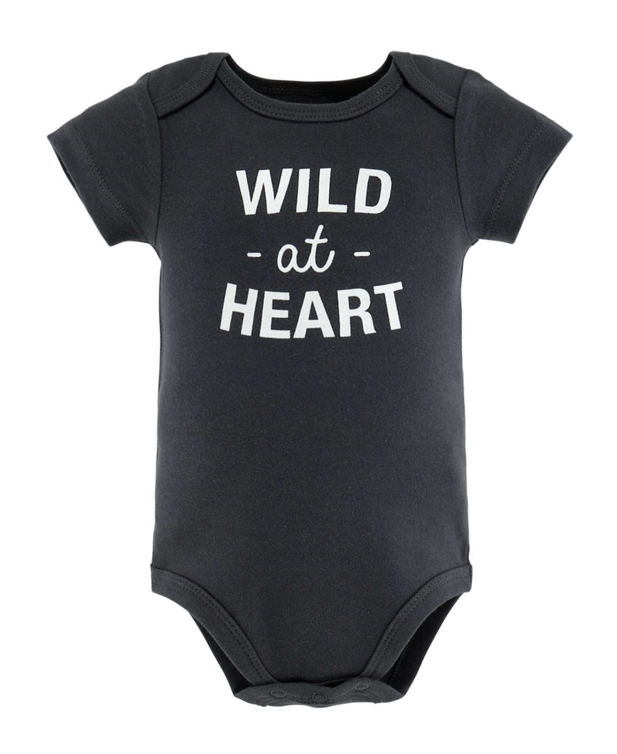 The Peanutshell Baby Girls Short Sleeve Bodysuits, 5 Pack, Safari Animals -black/yellow