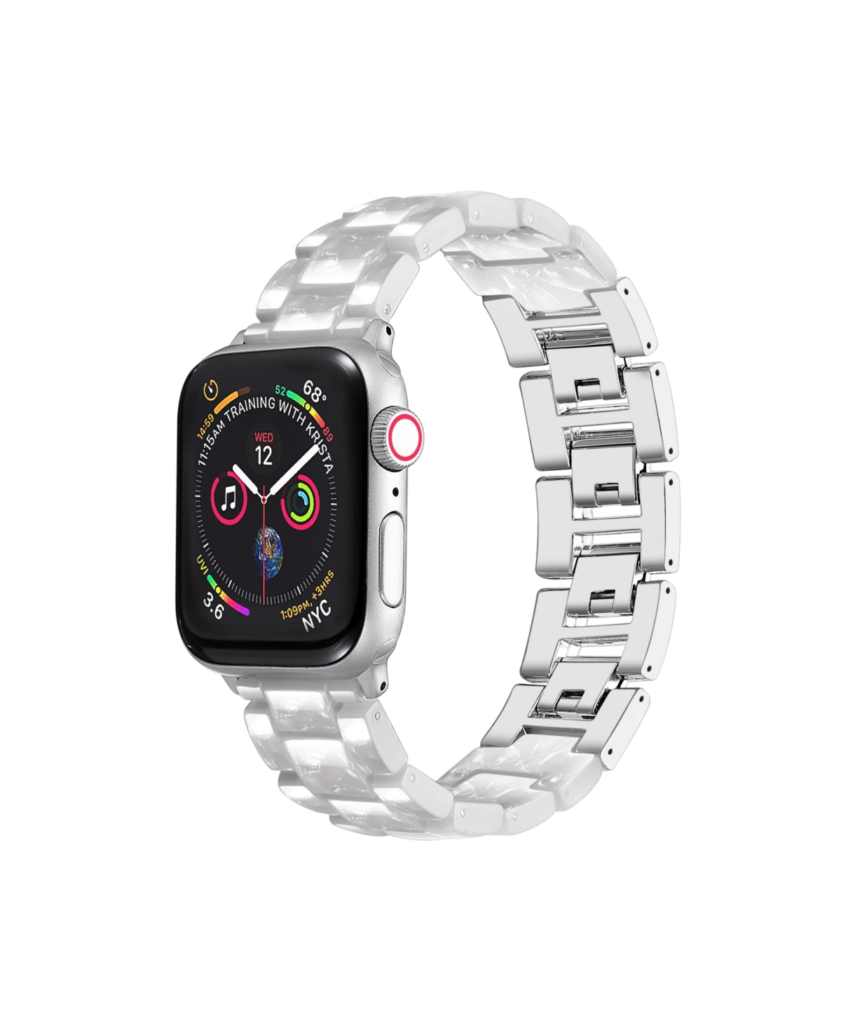 Men's and Women's Resin Band for Apple Watch with Removable Clasp 42mm - Multi