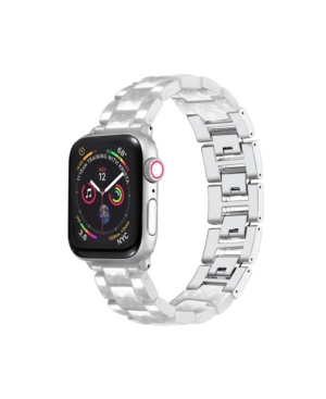 Posh Tech Men's And Women's Resin Band For Apple Watch With Removable Clasp 42mm In Multi