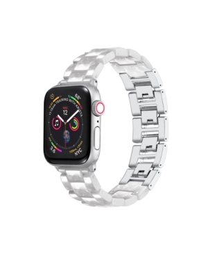 Shop Posh Tech Men's And Women's Resin Band For Apple Watch With Removable Clasp 38mm In Multi