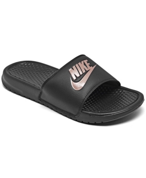 Nike Women's Benassi Jdi Swoosh Slide Sandals from Finish Line