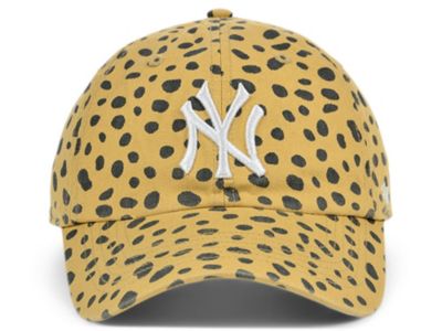 cheetah yankee hat