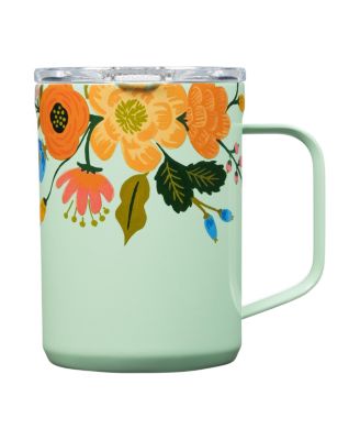 Corkcicle - Gloss Mint Lively Floral Mug, 16oz
