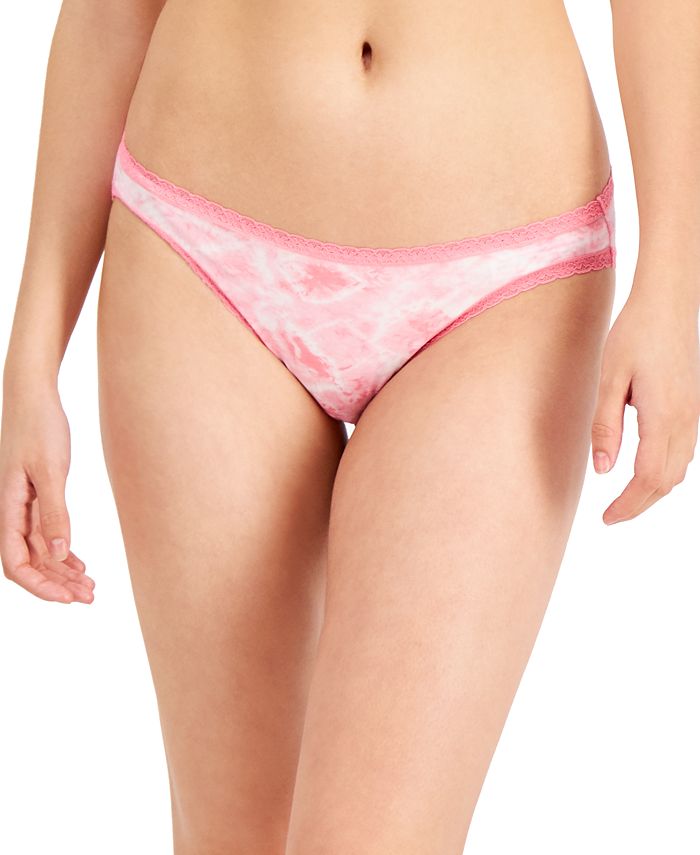 Women’s Lace Trim Bikini Underwear, Created for Macy's