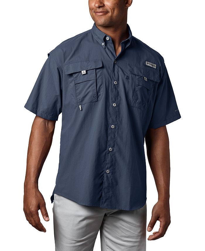 Bahama II Short Sleeve Shirt, Collegiate Navy - XL