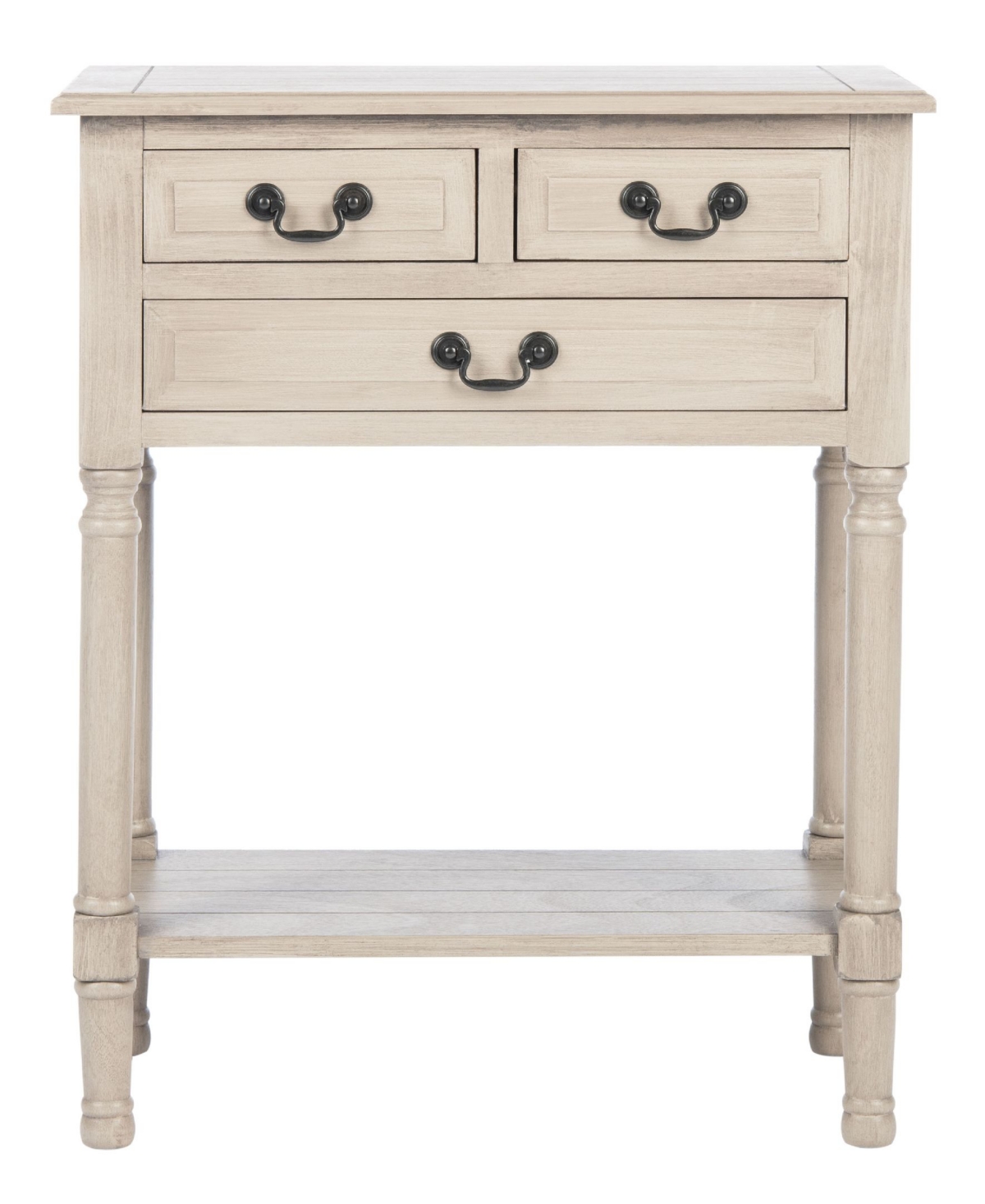 Safavieh Couture Primrose 3 Drawer Console Table In Beige