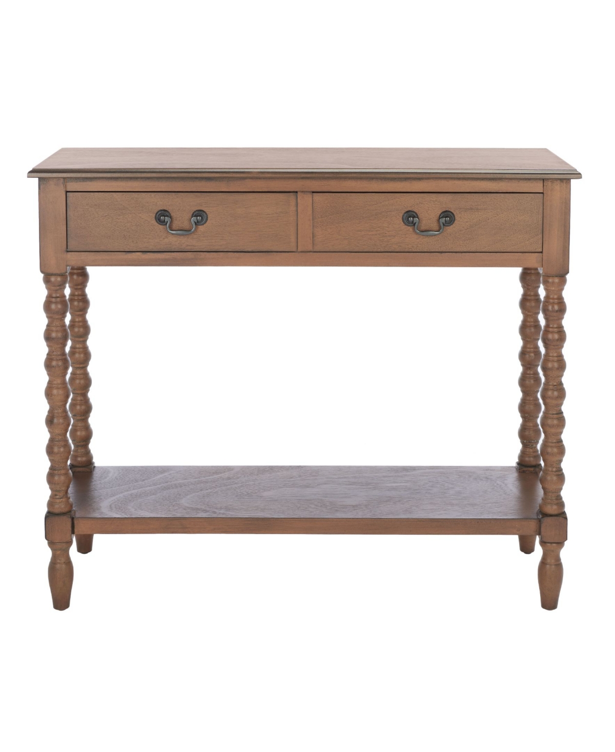 Safavieh Couture Primrose 2 Drawer Console Table In Brown