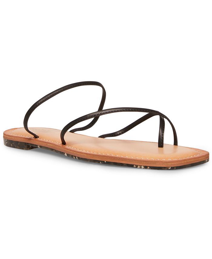 cool planet by Steve Madden Women's Freee Strappy Thong Flat Sandals ...