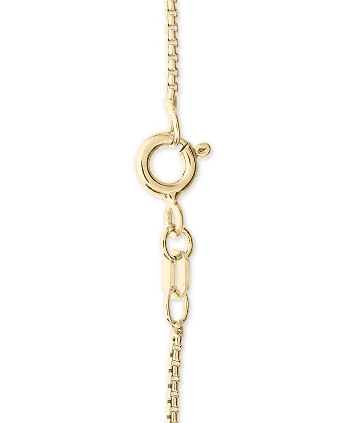 Macy's - Men's Diamond Cross 22" Pendant Necklace (1/2 ct. t.w.) in 14k Gold-Plated Sterling Silver