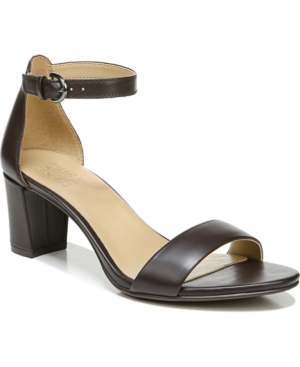 Naturalizer True Colors Vera Ankle Strap Sandal In Forest Brown