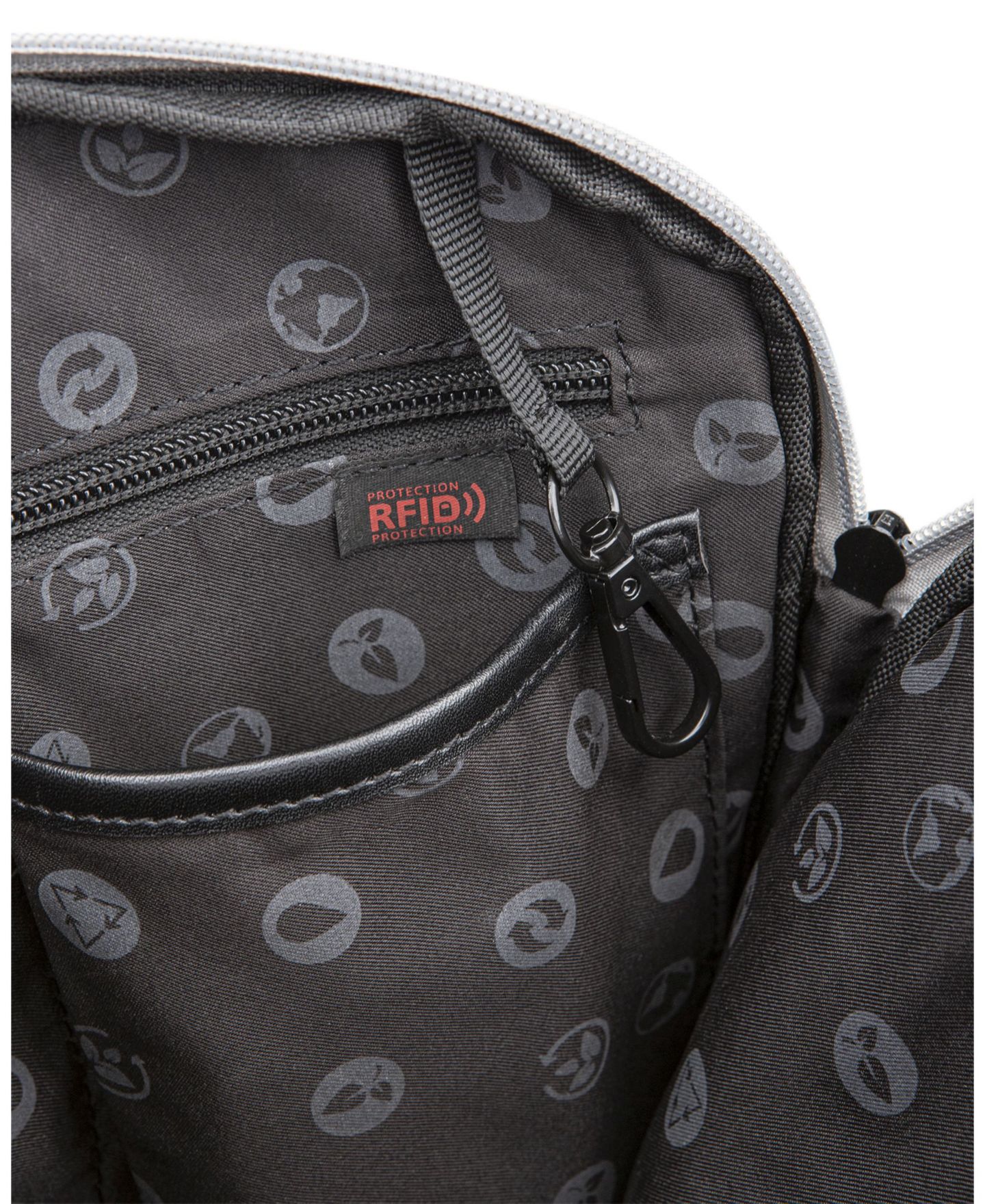 Мужская сумка Bugatti Reborn Slim Crossbody, цвет: Серый — фото 6