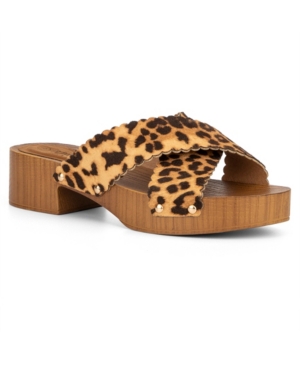 Olivia Miller Women's Coco Plum Slide Clog Sandals Women's Shoes