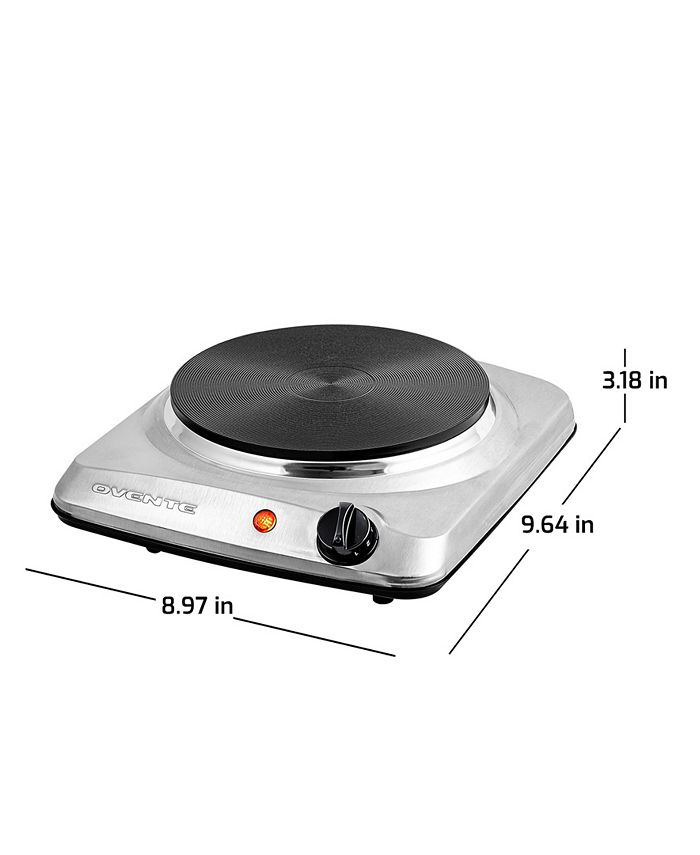 OVENTE 1000w Single Hot Plate Electric Countertop Cast Iron Stove Macy's