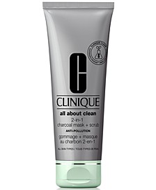 All About Clean™ 2-in-1 Charcoal Face Mask + Scrub, 3.4-oz.