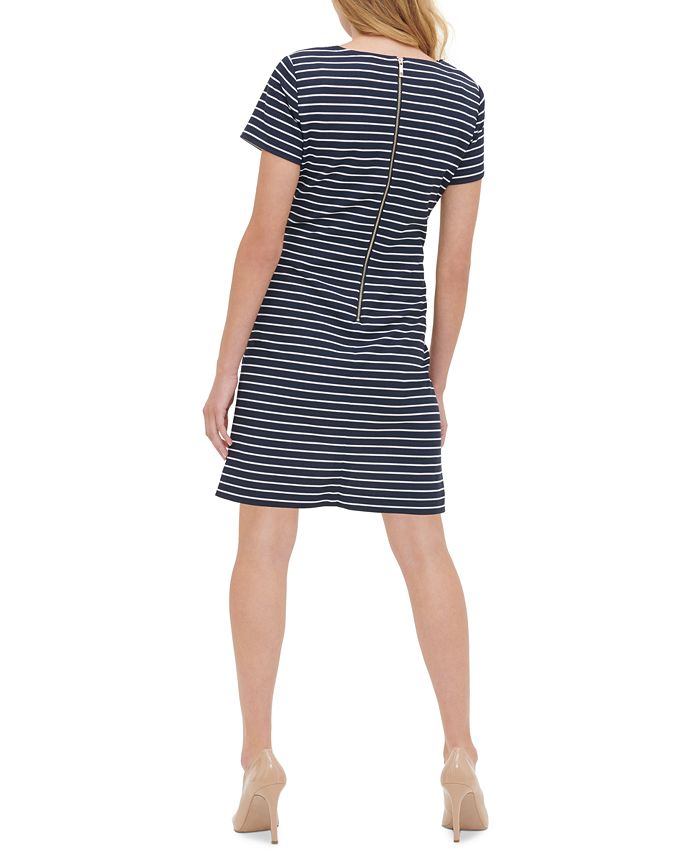 Tommy Hilfiger Sail Away Striped Grommet Dress - Macy's