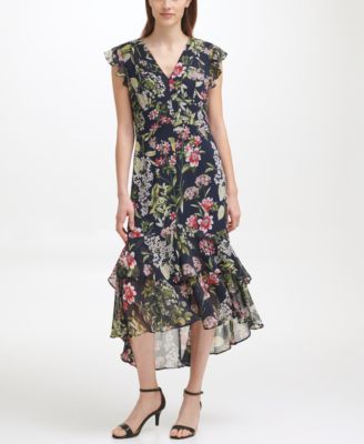 macy's tommy hilfiger floral dress