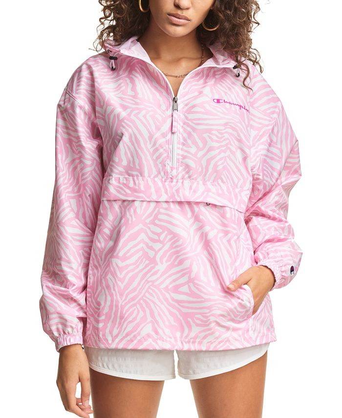 Champion Women's Packable HalfZip Windbreaker & Reviews Jackets