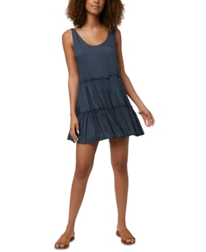 O'neill Linnet Sleeveless Cover-up Minidress In Slate