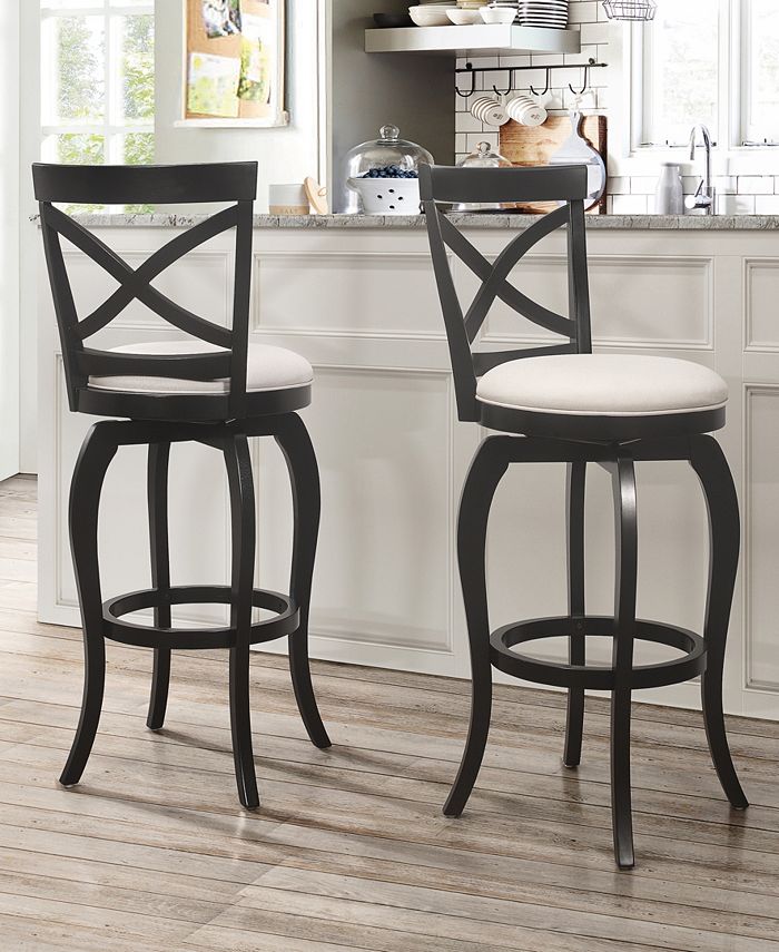 Hillsdale Ellendale Swivel Bar Height Stool Macy's
