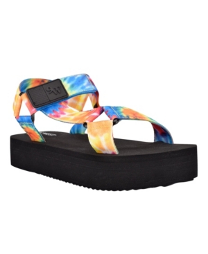 Nine West Women's Camping Platform Retro Sandals Women's Shoes