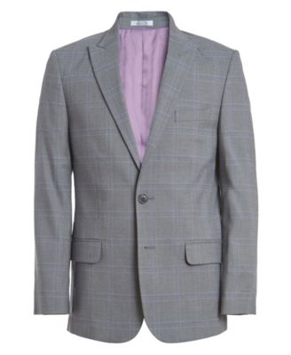 Calvin Klein - Big Boys Stretch Subtle Windowpane Jacket