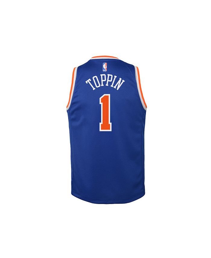 Nike New York Knicks Youth Icon Swingman Jersey Obi Toppin Macy's
