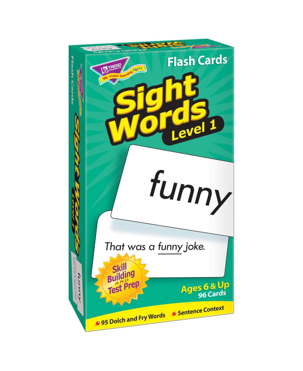 Trend Enterprises Kids' Sight Words Level 1 Skill Drill Flash Cards In Open Misce