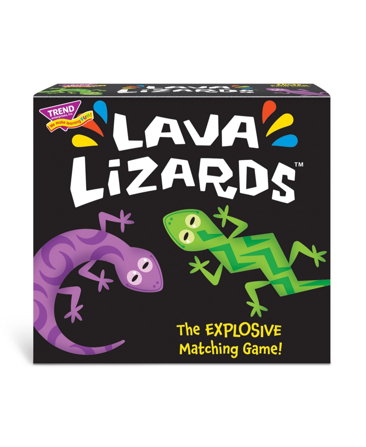 Trend Enterprises Kids' Lava Lizards Three Corner Card Game In Open Misce
