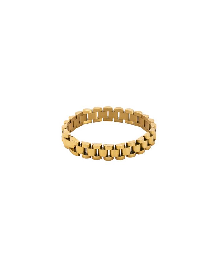 OMA THE LABEL - Timepiece Bracelet in 18k Gold-Plated Brass
