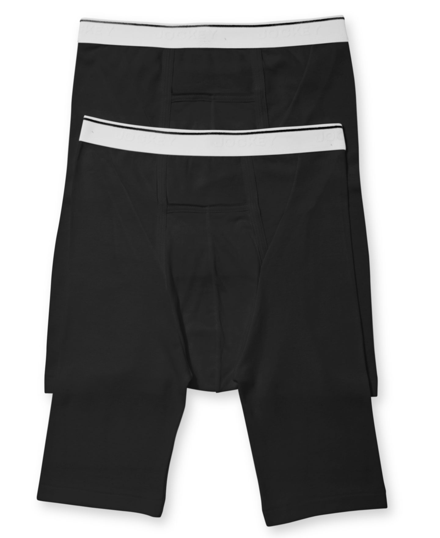 Мужские трусы Jockey 2-Pack Pouch Midway Boxer Briefs, цвет: Чёрный — фото 1
