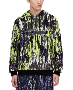 Armani exchange tie dye hoodie on sale
