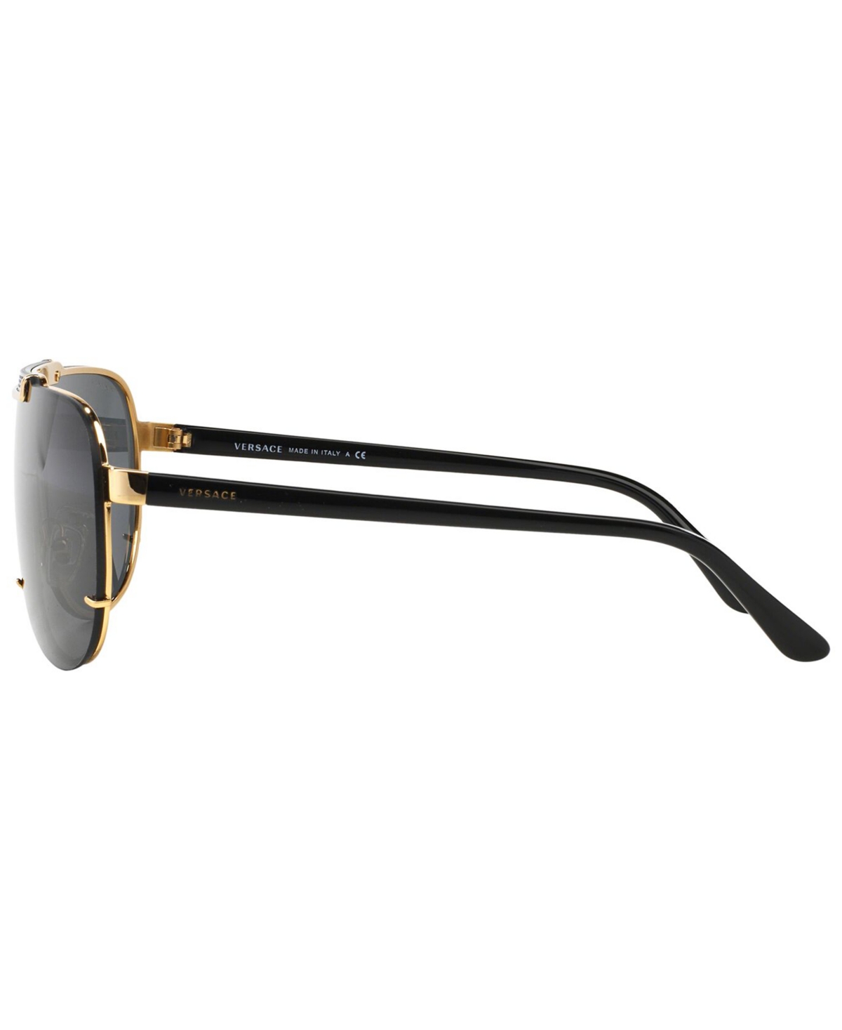Shop Versace Sunglasses, Ve2140 In Gold,grey